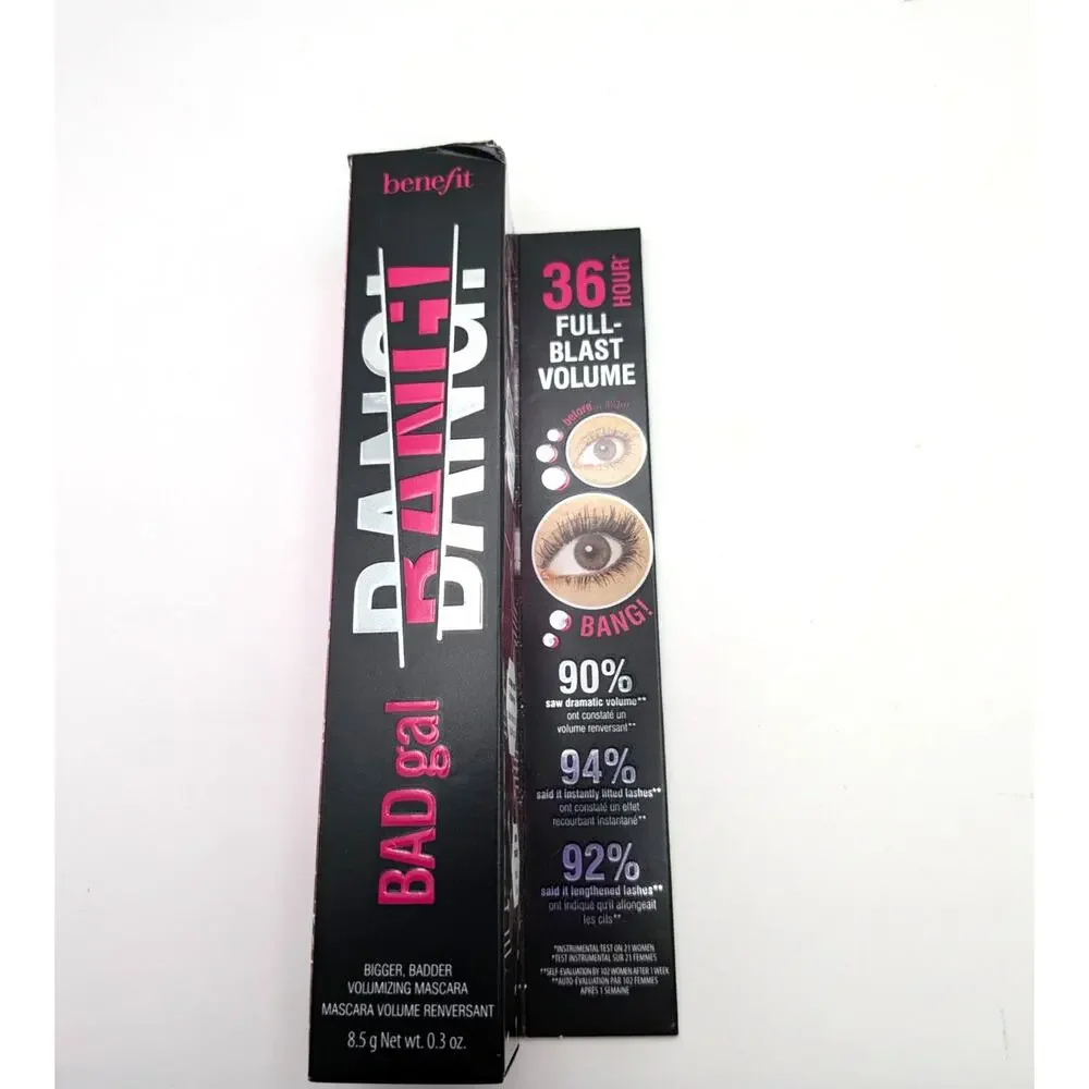 BENEFIT BADgal BANG Mascara Intense Pitch Black 8.5g Full Size NEW